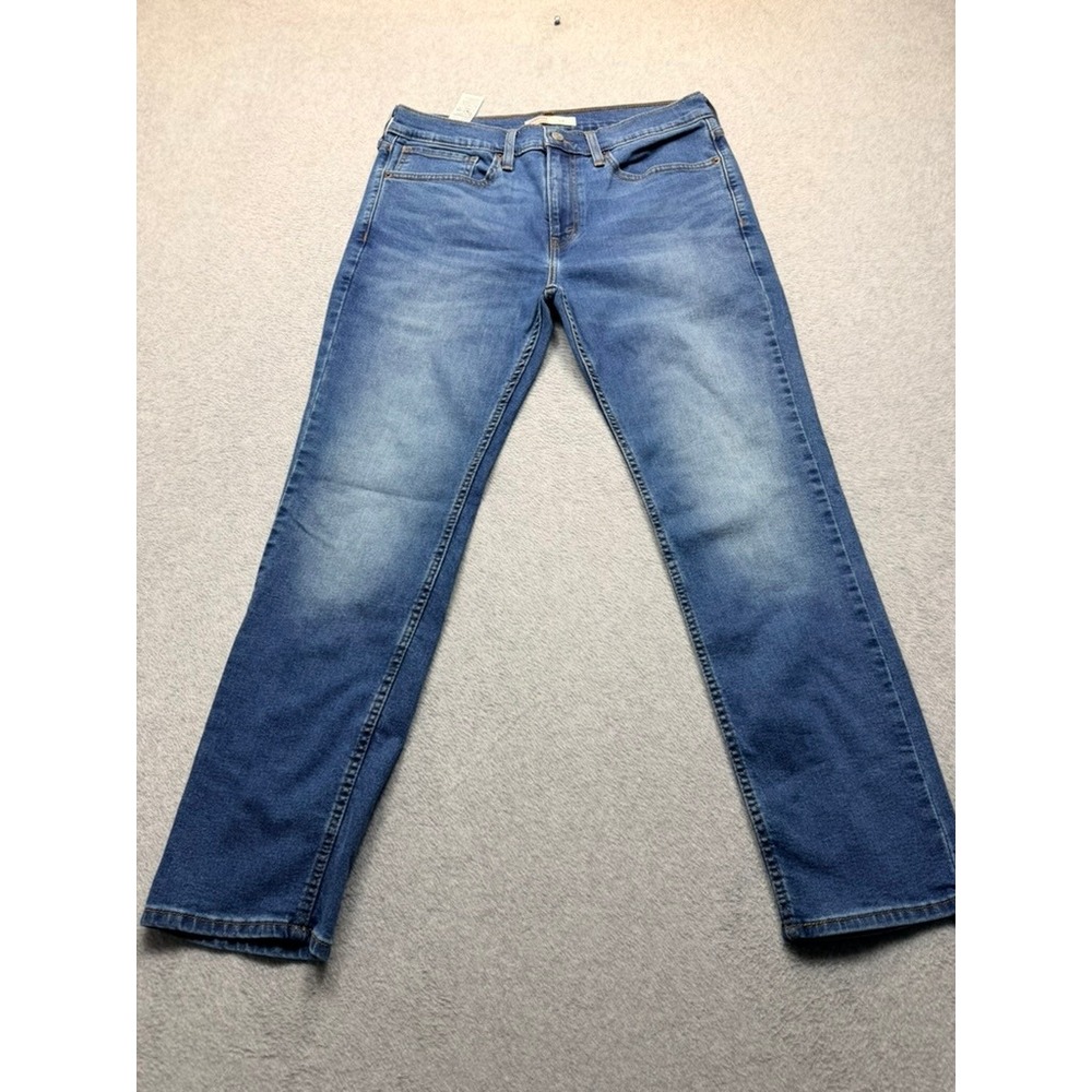 Levi Strauss Slim Fit Jeans Mens 34x20 Blue Denim Medium Wash Pants 04511-2369